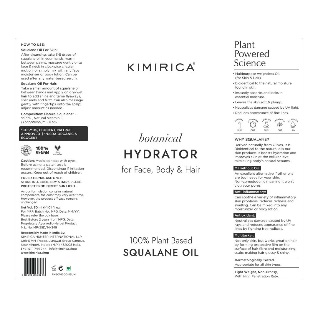 Botanical Hydrator Squalane Oil - Image 10