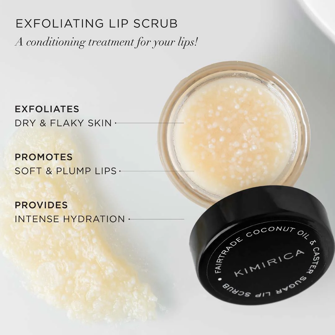 Shea & coconut Lip Scrub & Lip Serum Duo - Image 5