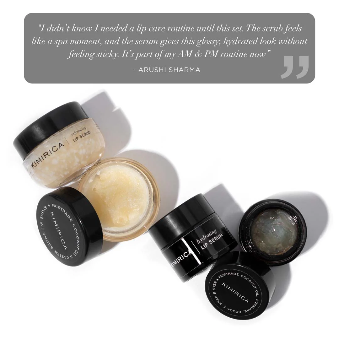 Shea & coconut Lip Scrub & Lip Serum Duo - Image 7