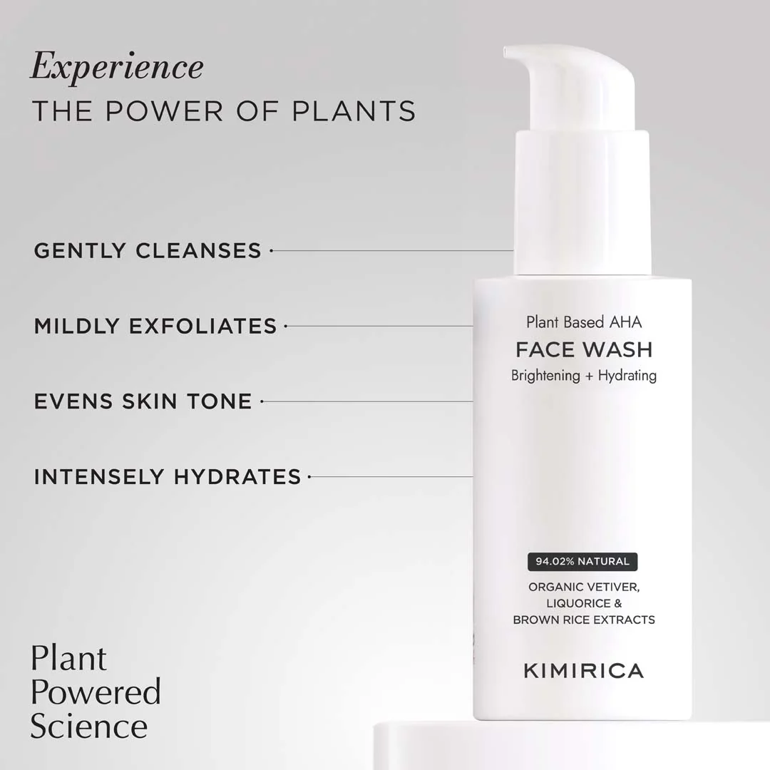 Plant-based AHA brightening face wash - Image 3