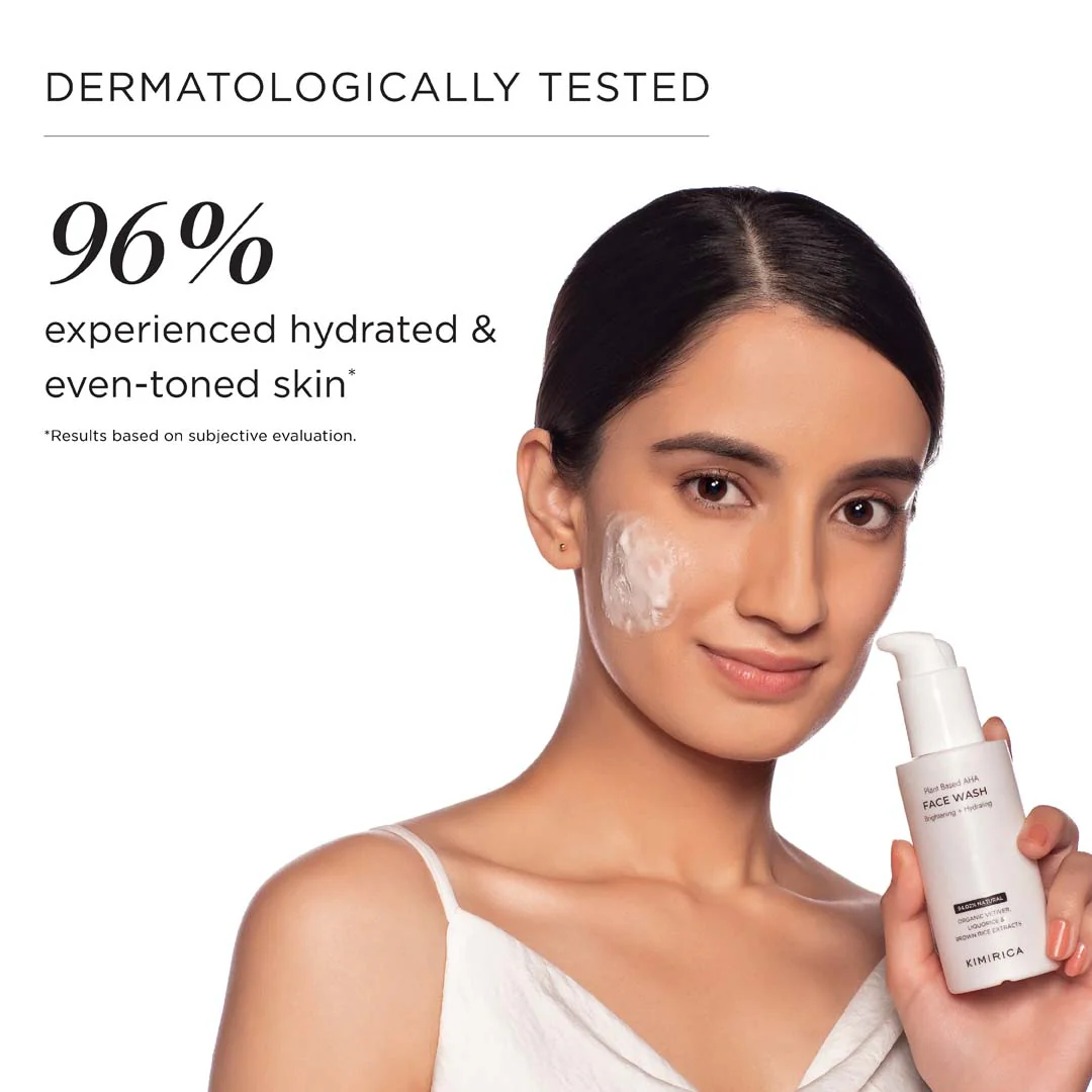 Plant-based AHA brightening face wash - Image 5