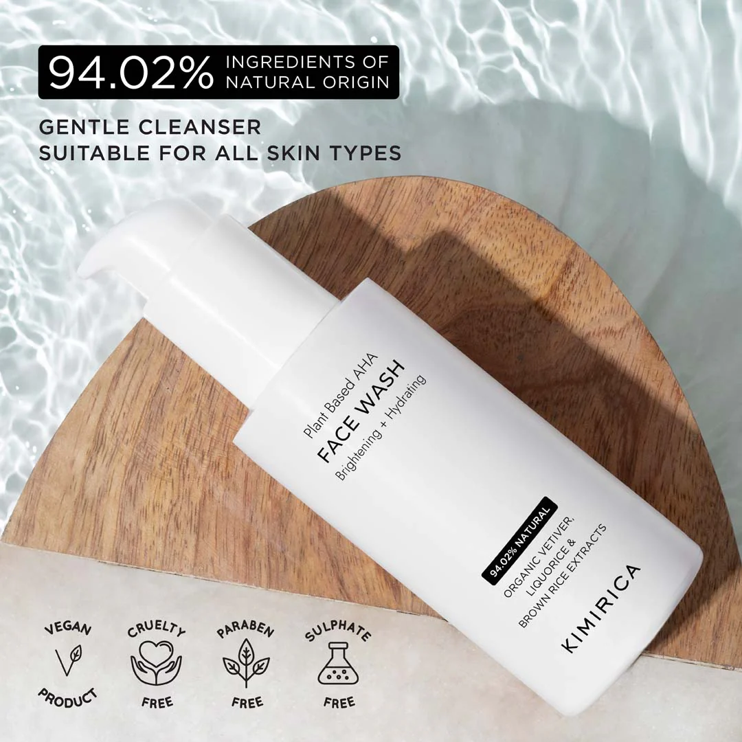 Plant-based AHA brightening face wash - Image 6