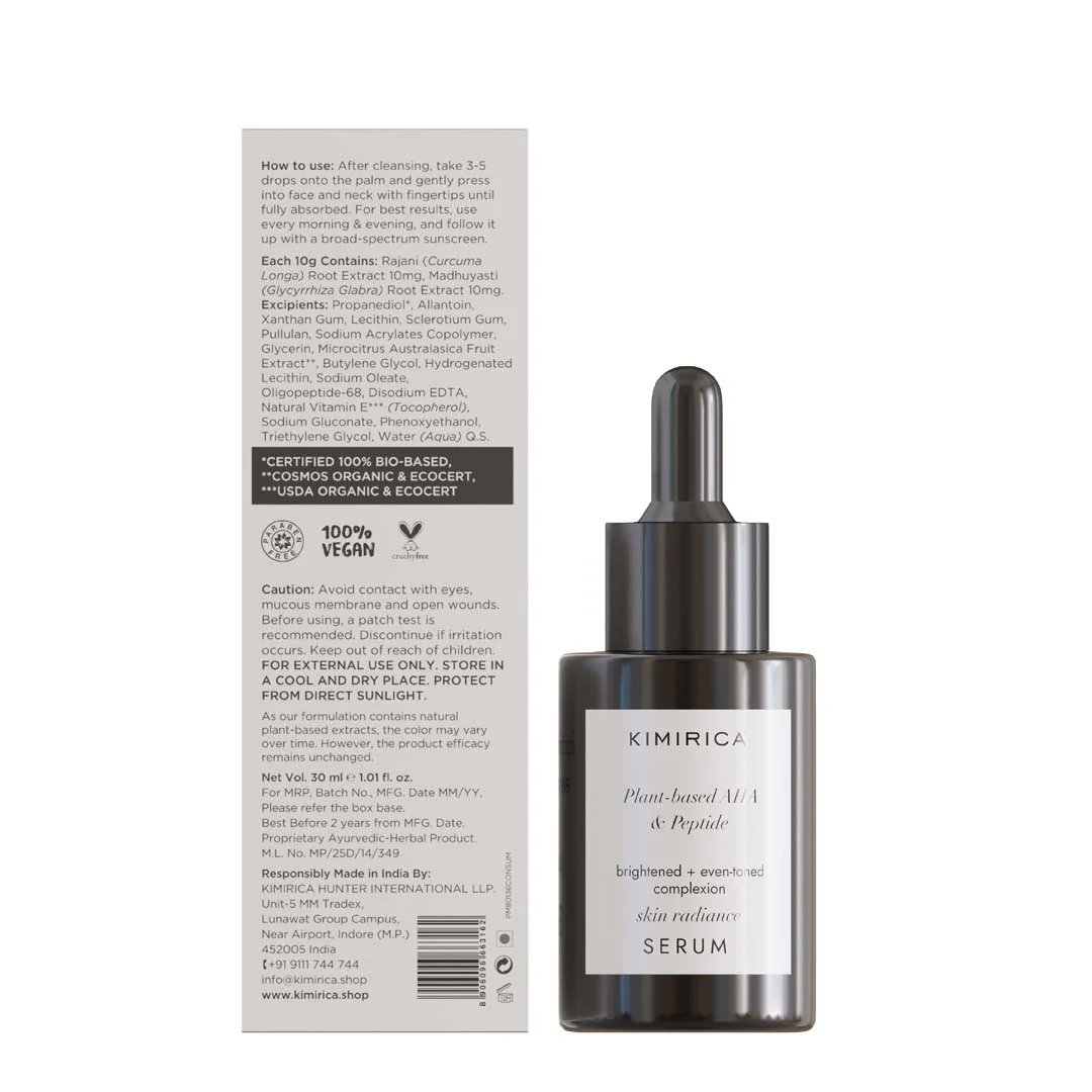Plant-based AHA Brightening serum - Image 9